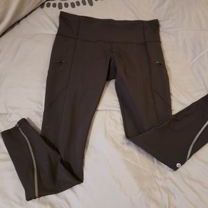 lululemon Black Running Tights Size 10